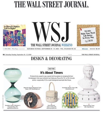 WSJ - Trendy Timers (Better than phones).