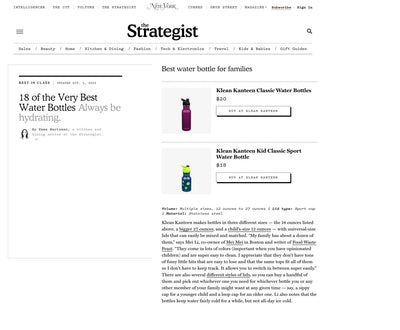 The Best Water Bottle for Families | The Strategist New York Magazine